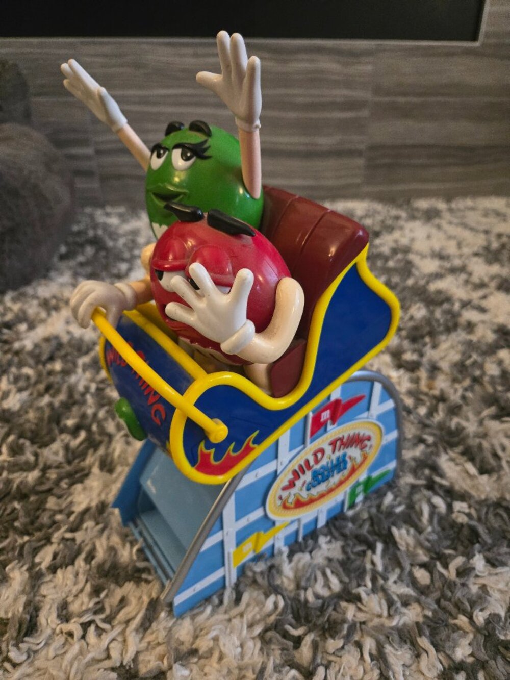 M&M's Vintage Wild Thing Roller Coaster Candy Dispenser | Multi-Color